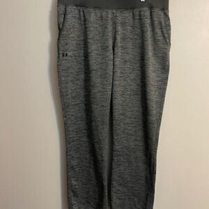 Under Armour Gray/Black fleece pants, size XL